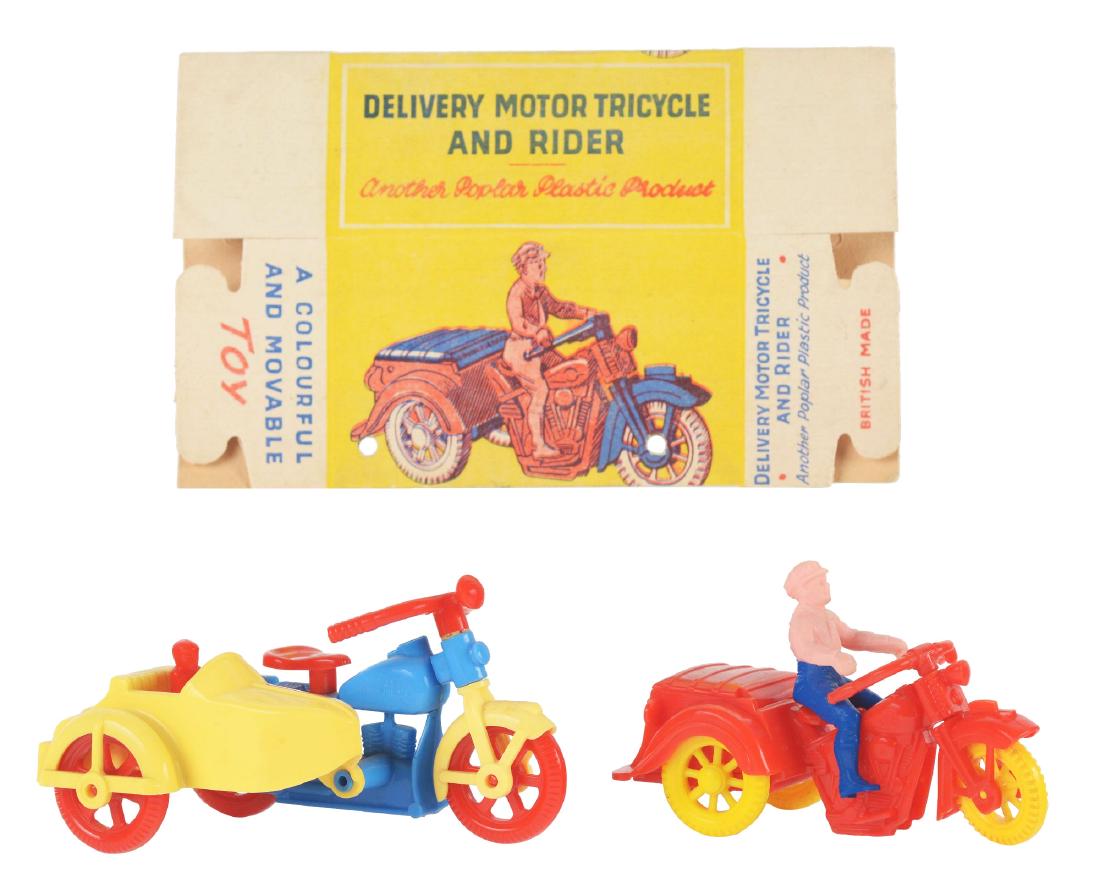 Lot of 2: Hard Plastic Harley Davidson Motorcycles. (1 of 2)