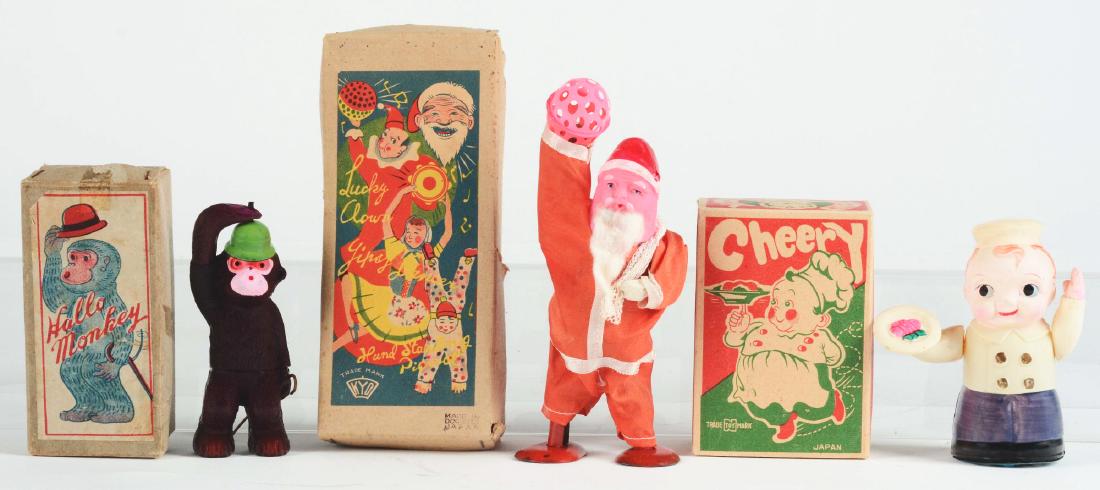 Lot of 3: Occupied Japan Wind Up Celluloid And Tin (1 of 2)