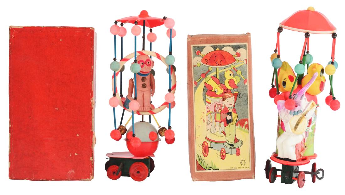 Lot of 2: Pre-War Japanese Celluloid and Tin Wind Up (1 of 2)