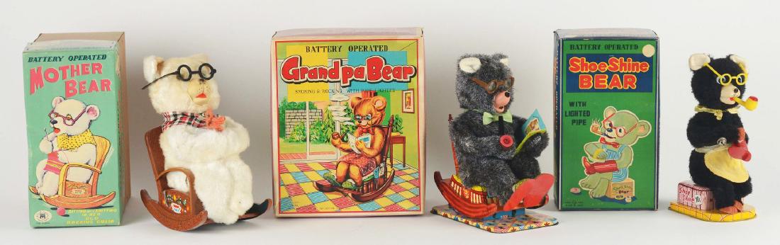 Lot of 3: Tin Litho and Fur Covered Battery Operated (1 of 2)