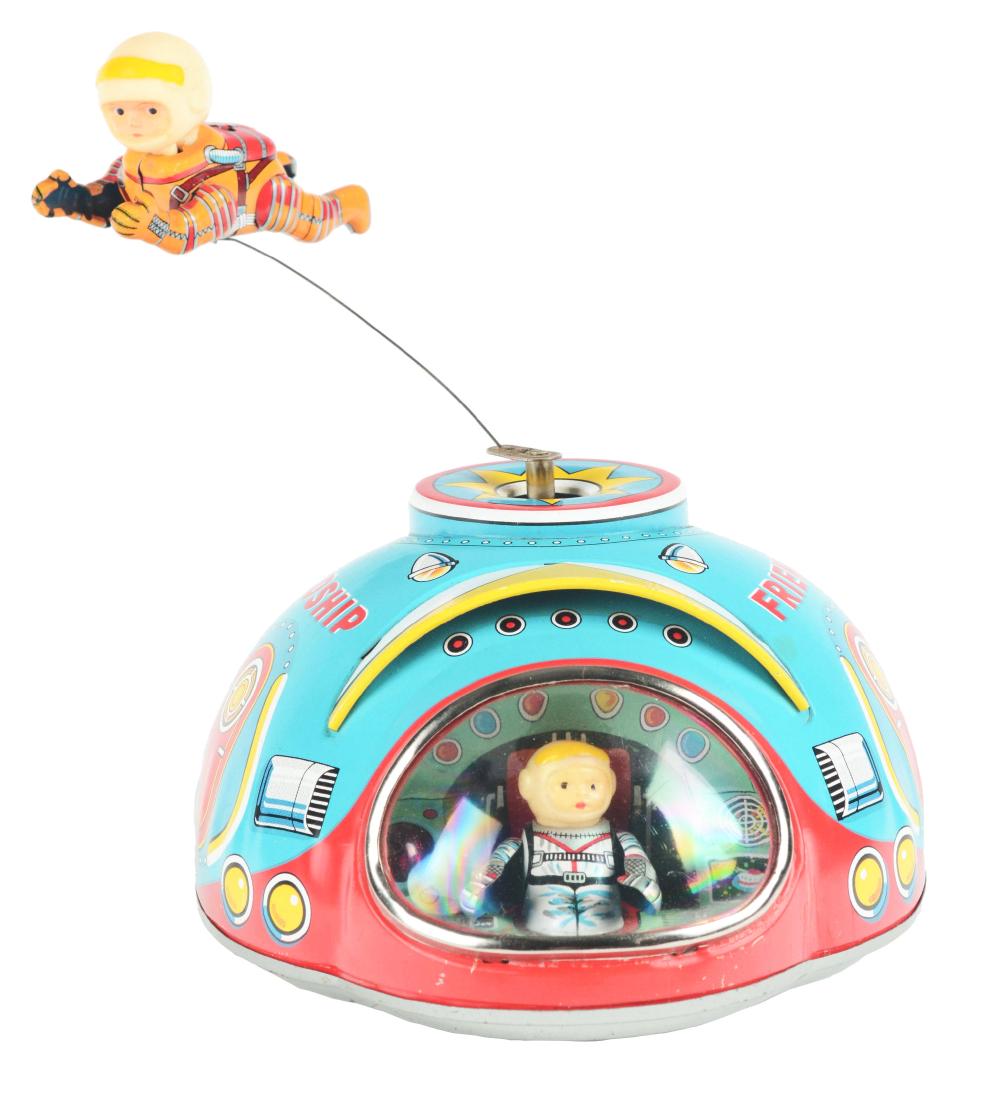 Tin Litho Battery Operated Friendship. (1 of 3)