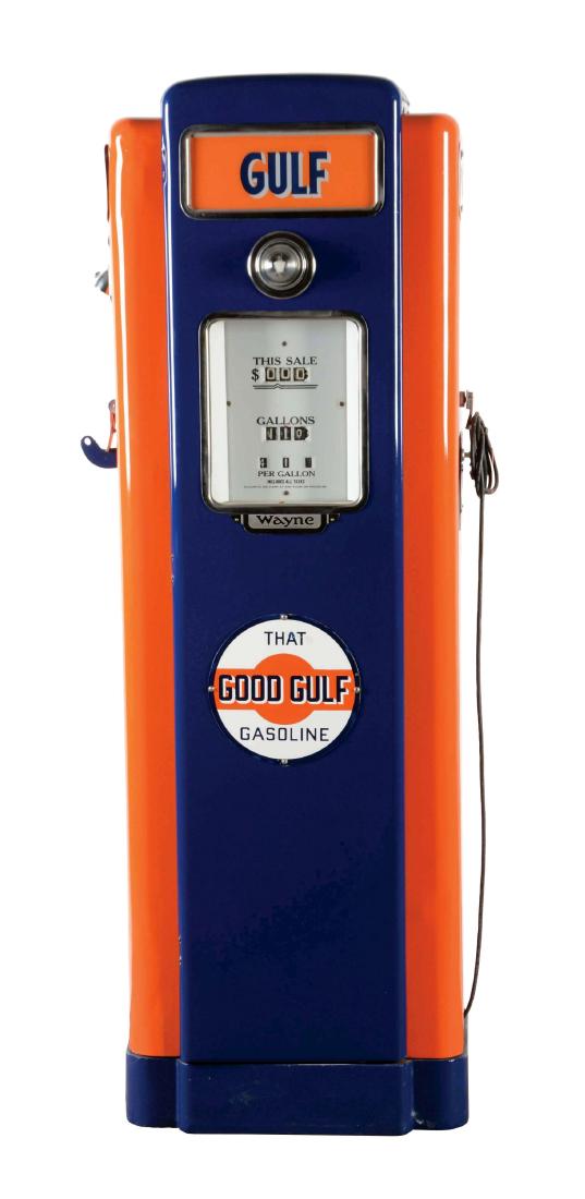Wayne 70 Gas Pump Restored In Gulf Gasoline. - Apr 03, 2019 | Dan