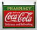 Coca-Cola Pharmacy Porcelain Sign with Original Hanger. - 3