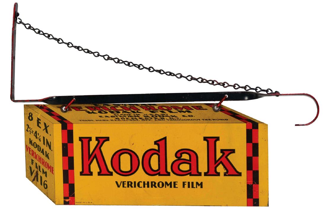 Kodak Verichrome Film Tin Sign with Original Metal (1 of 2)