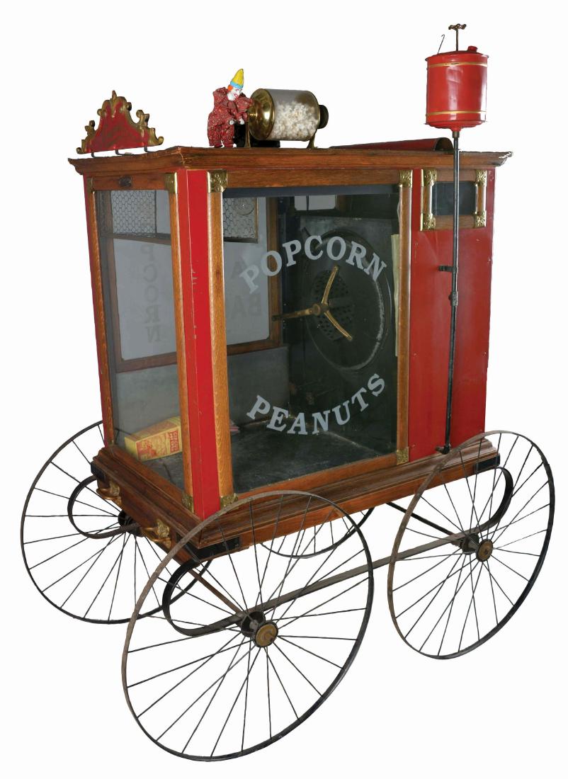 The Kingery Mfg. Co. Corn Popper Cart. (1 of 5)