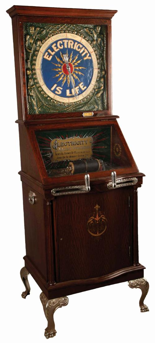 Recreation 1¢ Mills Novelty Co. Electricity Is Life (1 of 5)