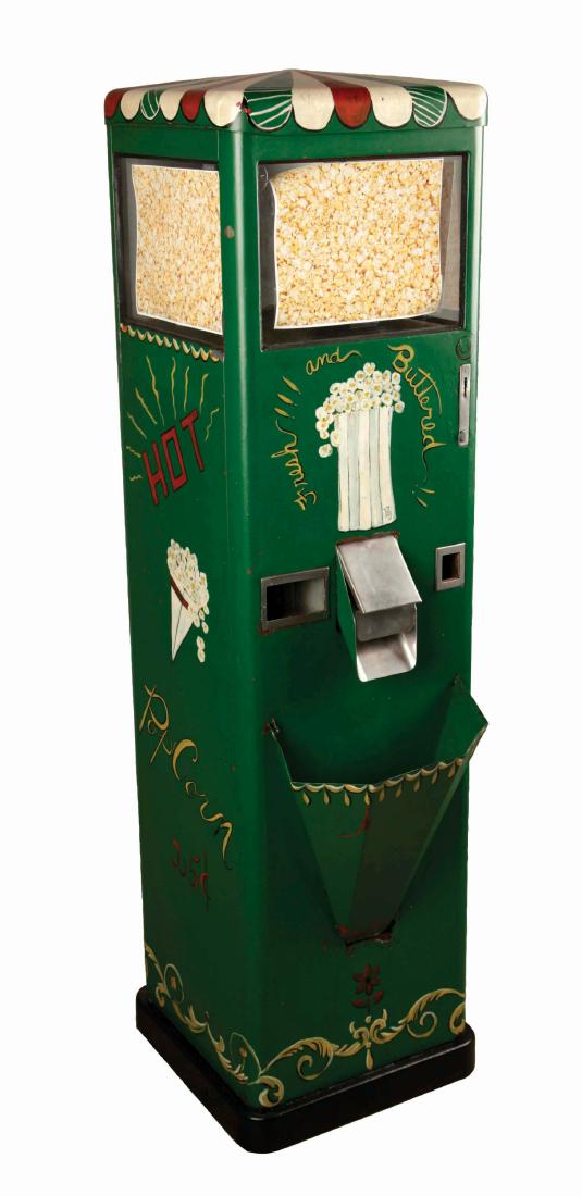 Restored 25¢ Hot Popcorn Vending Machine. (1 of 5)