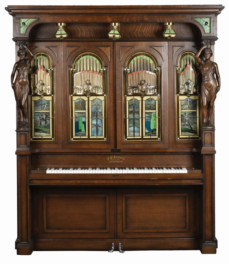 5¢ J.P. Seeburg Piano Co. Style H Orchestrion. (1 of 10)