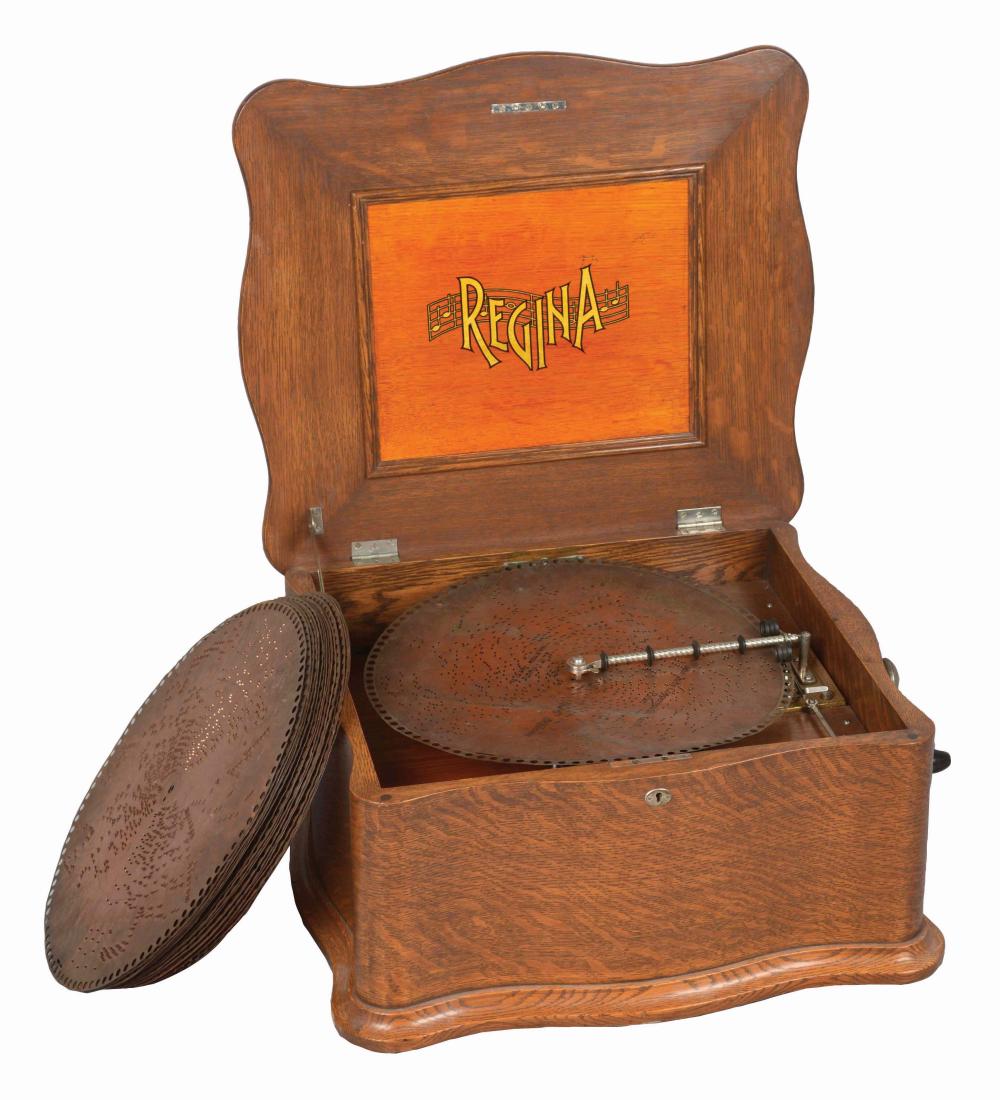 Regina Style 50 Music Box With Discs.