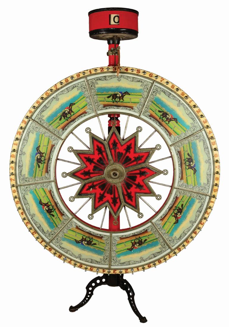 **Antique H.C. Evans Floor Model Horse Race Gambling (1 of 6)