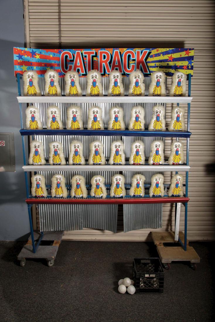 Cat Rack Carnival Game. (1 of 4)