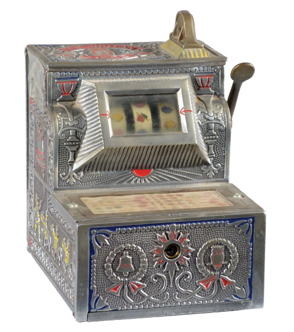 **5¢ Mills Novelty Co. Puritan Bell Trade Stimulator. (1 of 5)