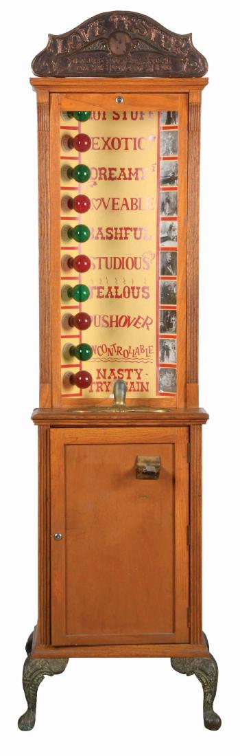 25¢ Love Tester Arcade Amusement Machine. (1 of 6)