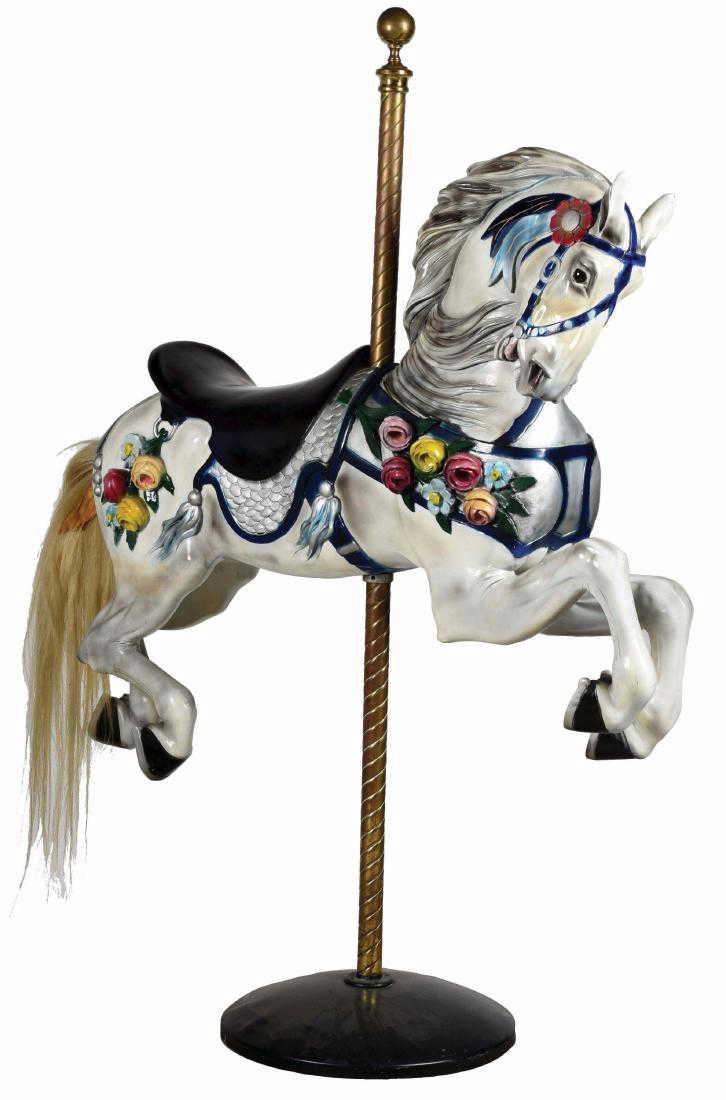 Carousel Horse On Pole.