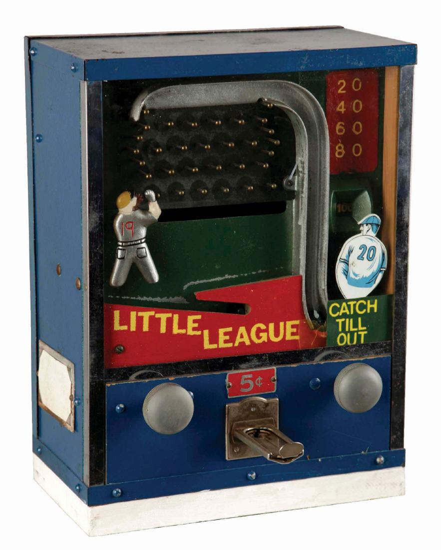 5¢ J.F. Frantz Mfg. Co. Little League Arcade Game. (1 of 4)