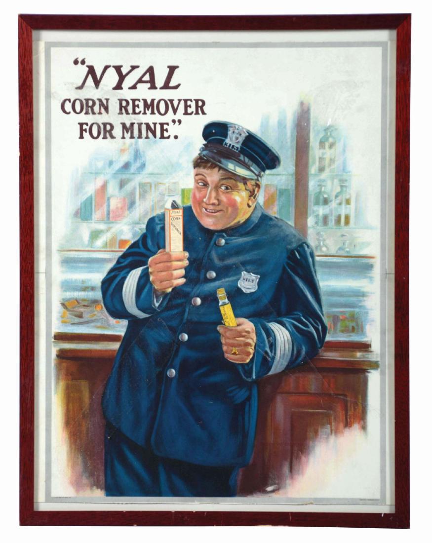 Nyal Corn Remover Advertising Poster. (1 of 2)
