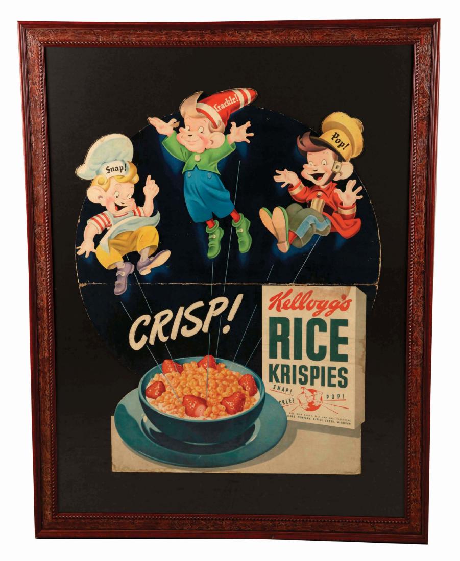 Framed Kellog's Rice Krispies Lithograph. (1 of 2)