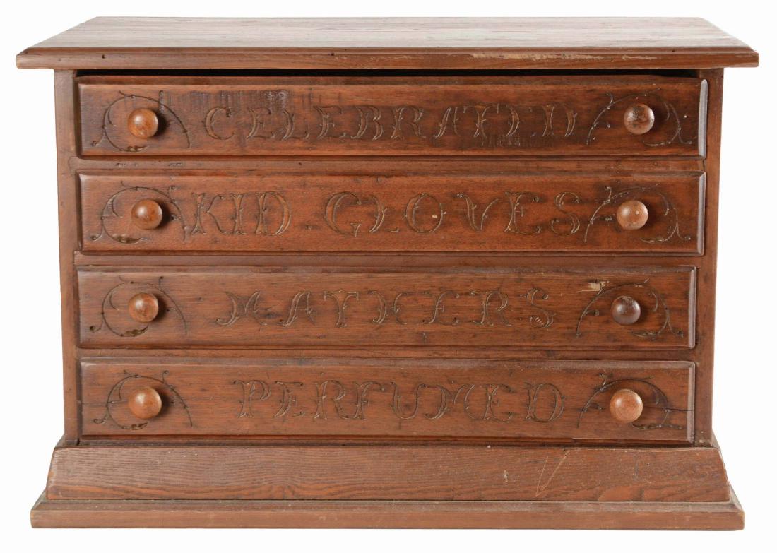 Early Wood Spool Cabinet. (1 of 2)