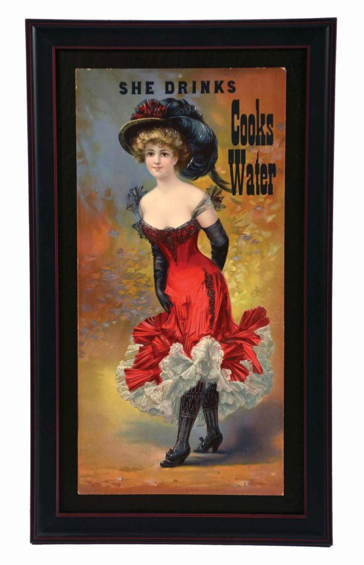 She Drinks Cooks Water Advertisement. (1 of 2)