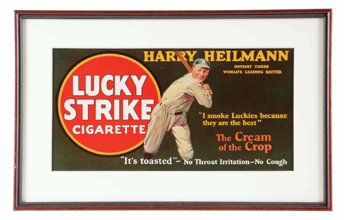 1920's Harry Heilmann Lucky Strike Cigarette Trolley (1 of 2)
