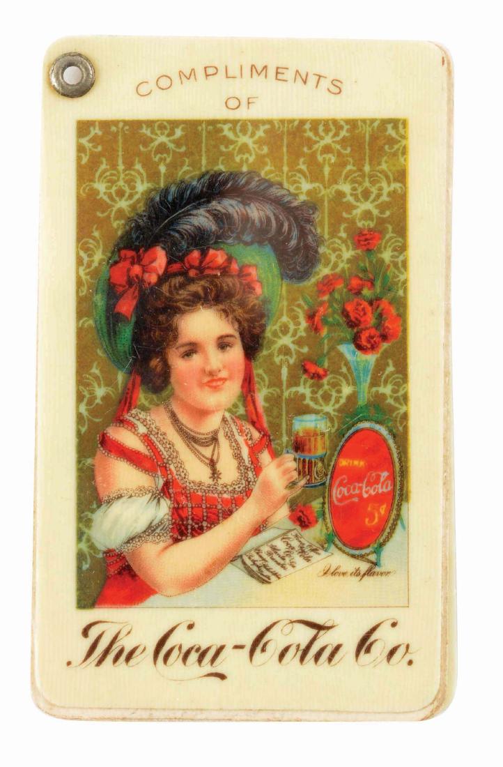 1902 Coca-Cola Celluoid Stamp Holder. (1 of 2)