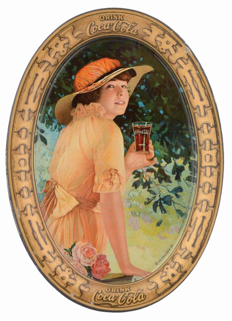 1916 Coca-Cola Tip Tray. (1 of 2)