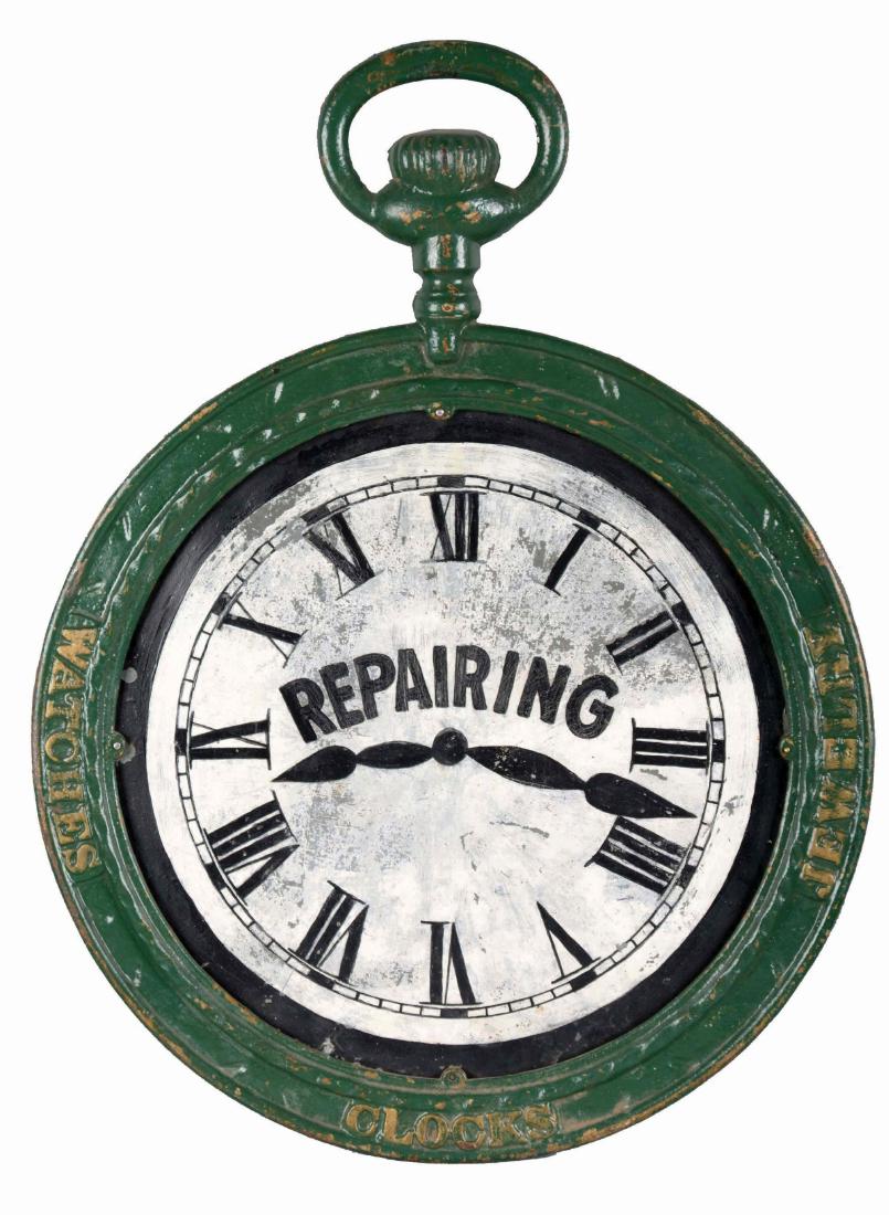 Cast Iron Pocket Watch Advertisement.