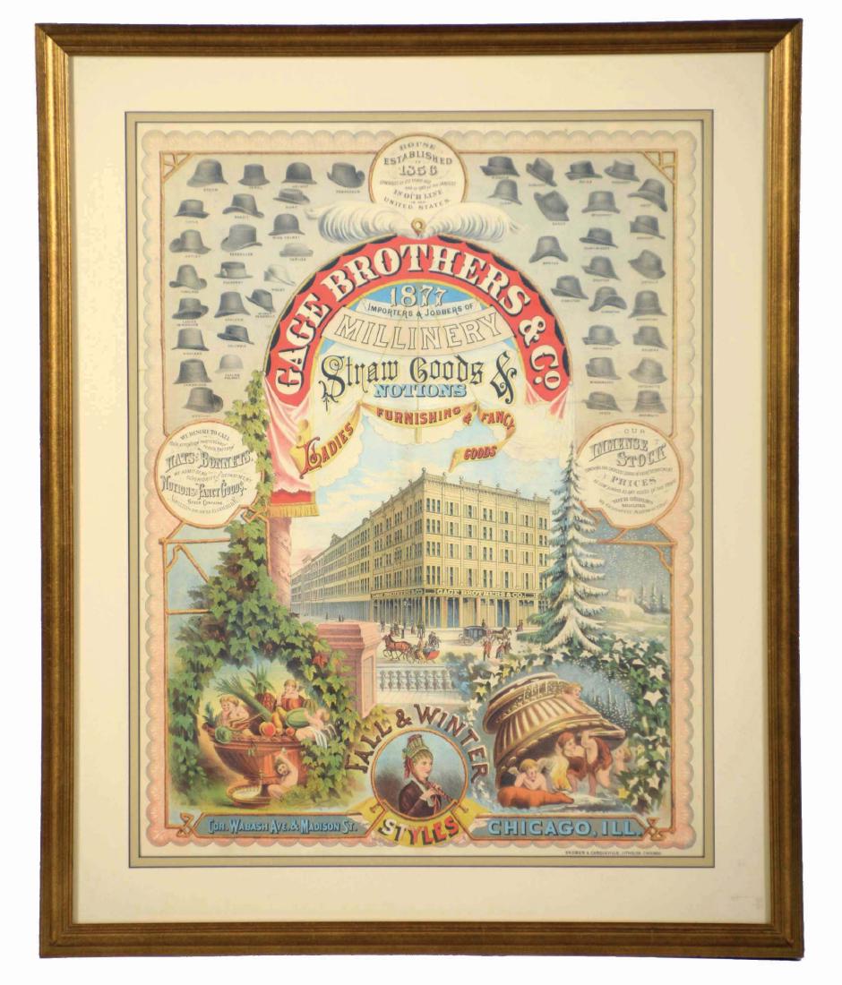 Gage Brothers & Co. Store Advertisement. (1 of 2)
