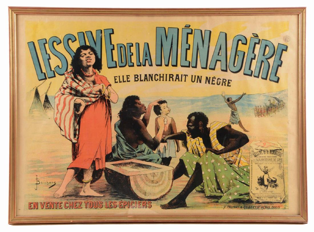 Framed Lessive De La Menagere Black Americana Poster. (1 of 2)