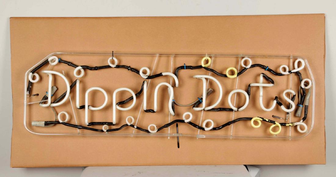 Dippin Dots Neon Sign. (1 of 2)