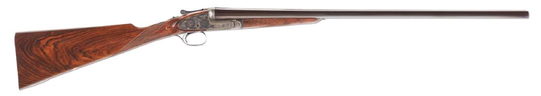 (C) Nicely Reconditioned "Golden Age" 20 Gauge Purdey: (ca 1938) 27" chopper lump barrels are engraved with Purdey's famous South Audley Street London address on deeply swamped narrow game rib. Barrel flats are stamped with London nitro proofs for 2 - 1/2
