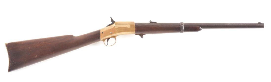 (A) Warner 2nd Contract Civil War Carbine Built by: These were made for James Warner for his 2nd contract of 2,500 rifles delivered between February and March of 1865. The 1st Wisconsin reported 361 Warner carbines available on March 3rd, 1865, which w