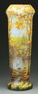 Daum Nancy Cameo and Enameled Vase. - 2