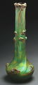 Zsolnay Art Nouveau Iridescent Green Ceramic Vase. - 4