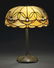American Leaded Glass Table Lamp. - 4