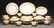 Wedgwood Dinner Service for 12 in "Gold Florentine"