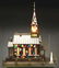 A Unique Folk Art Leaded Glass Model of Christ Church, - 15