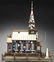 A Unique Folk Art Leaded Glass Model of Christ Church, - 16