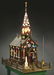 A Unique Folk Art Leaded Glass Model of Christ Church, - 2