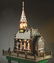 A Unique Folk Art Leaded Glass Model of Christ Church, - 5