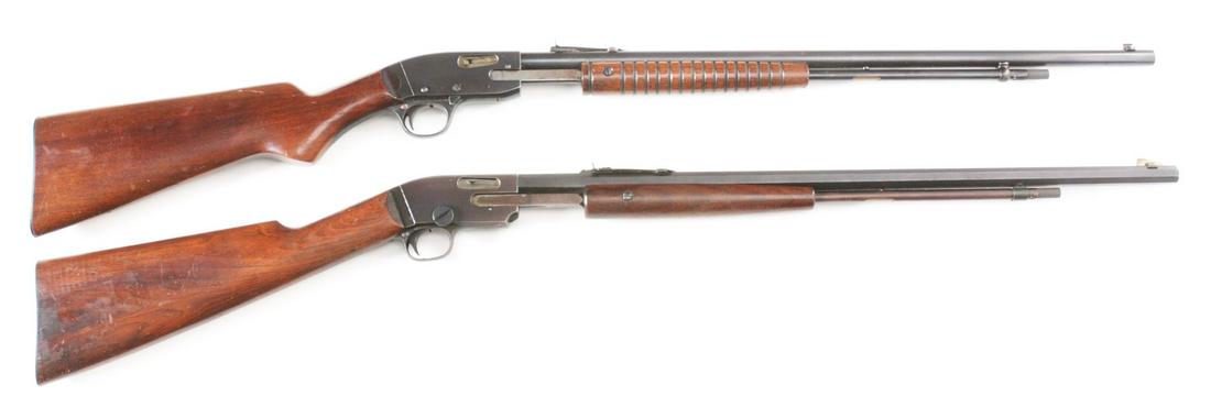For Auction: (C) LOT OF TWO: TWO TRYON KEYSTONE SLIDE ACTION RIFLES ...