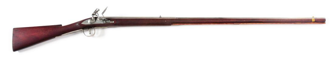 (A) 1830S NORTH WEST GUN BY RICHARD HUJSA.: Fine contemporary copy of Hudson Bay North West Trade Gun made by Richard Hujsa of Pennsylvania. In the white half round half octagon smoothbore barrel marked "Henry II #11". In the white flint lock w