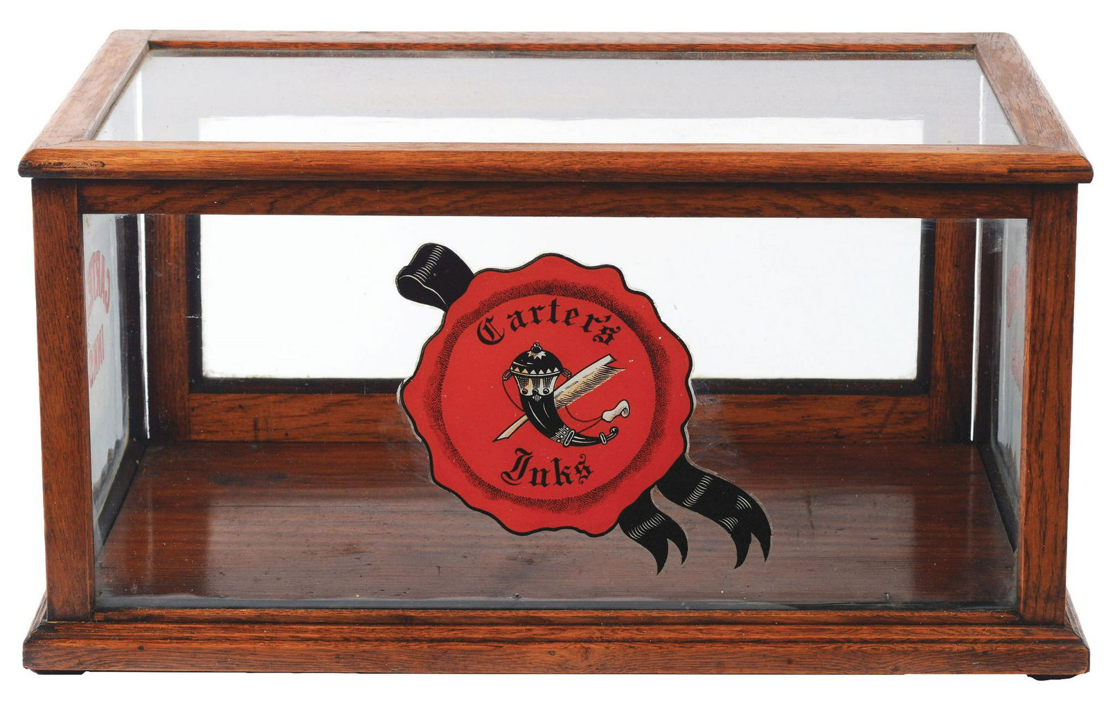 Carter's Inks Display Case. (1 of 3)