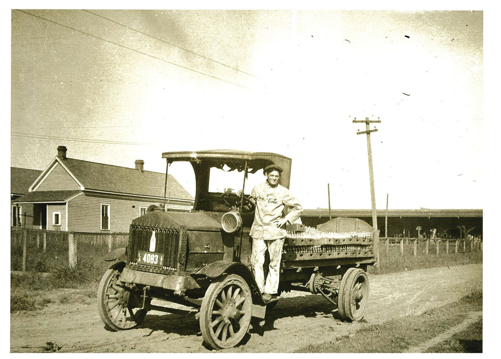 Lot of 4: Coca-Cola Vehicle Photographs. (1 of 4)