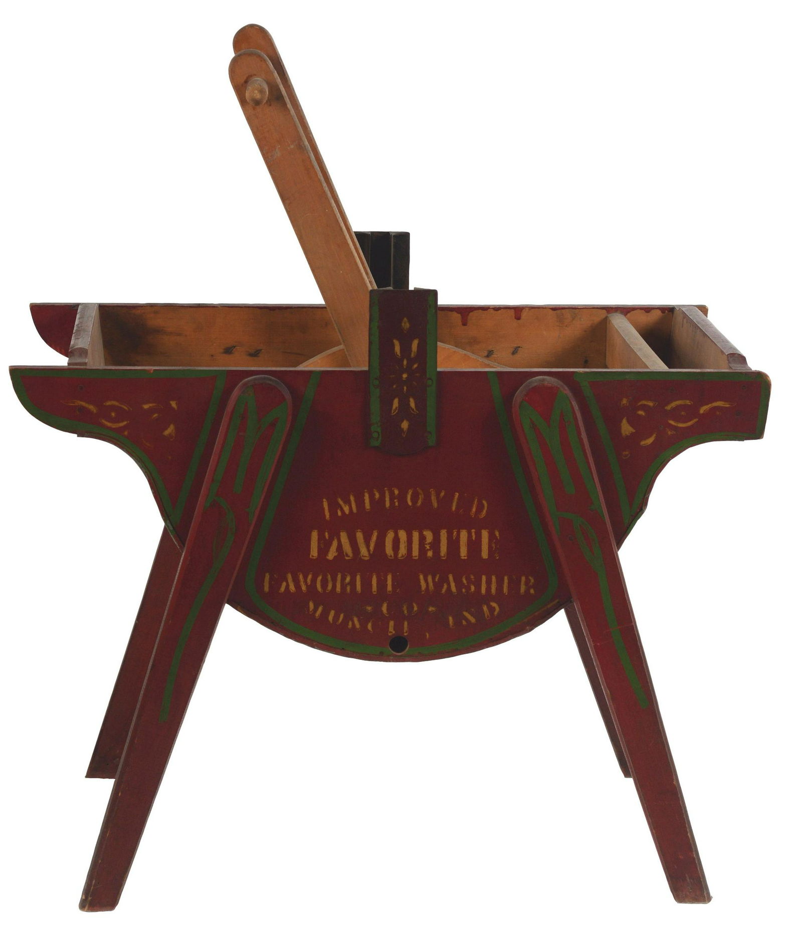 Primitive Manual Wooden Washing Machine. (1 of 4)