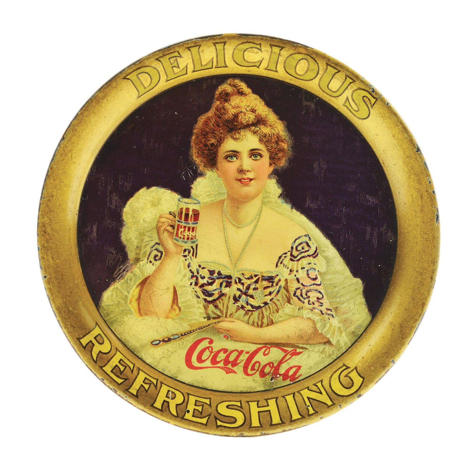 1903 Coca-Cola Change Tray, (1 of 2)