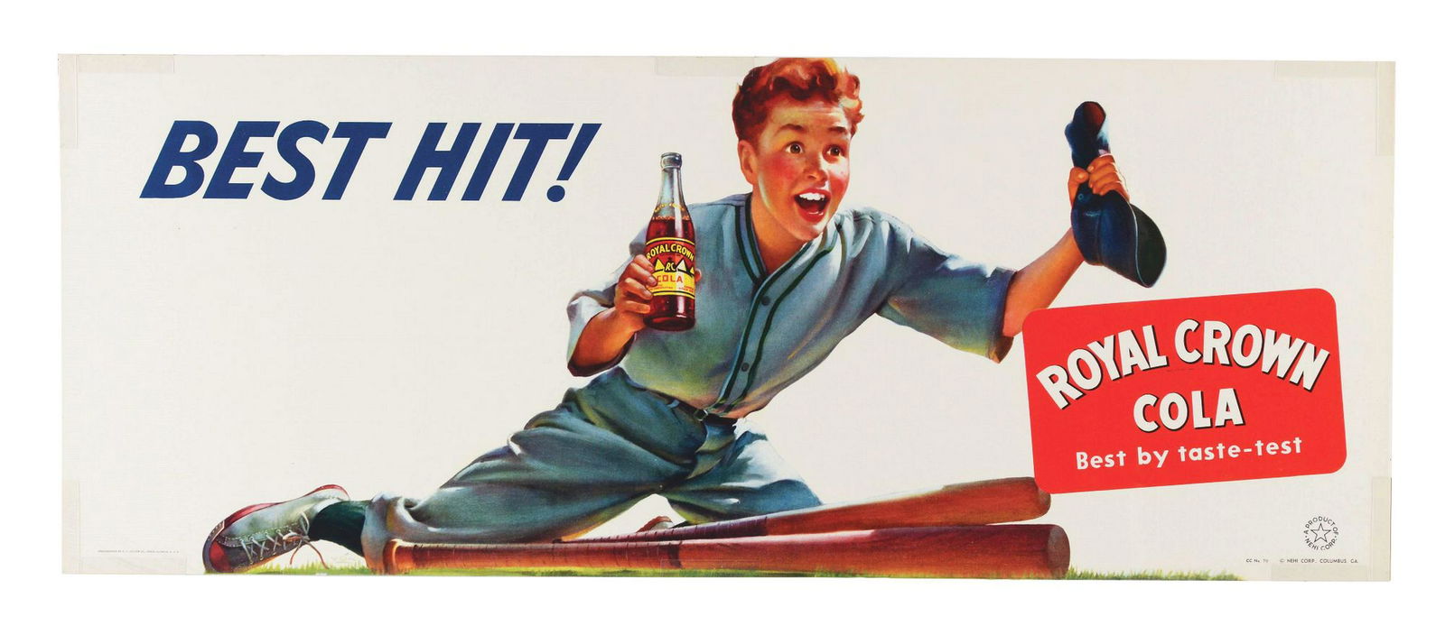 1950s Royal Crown Cardboard Poster. (1 of 1)