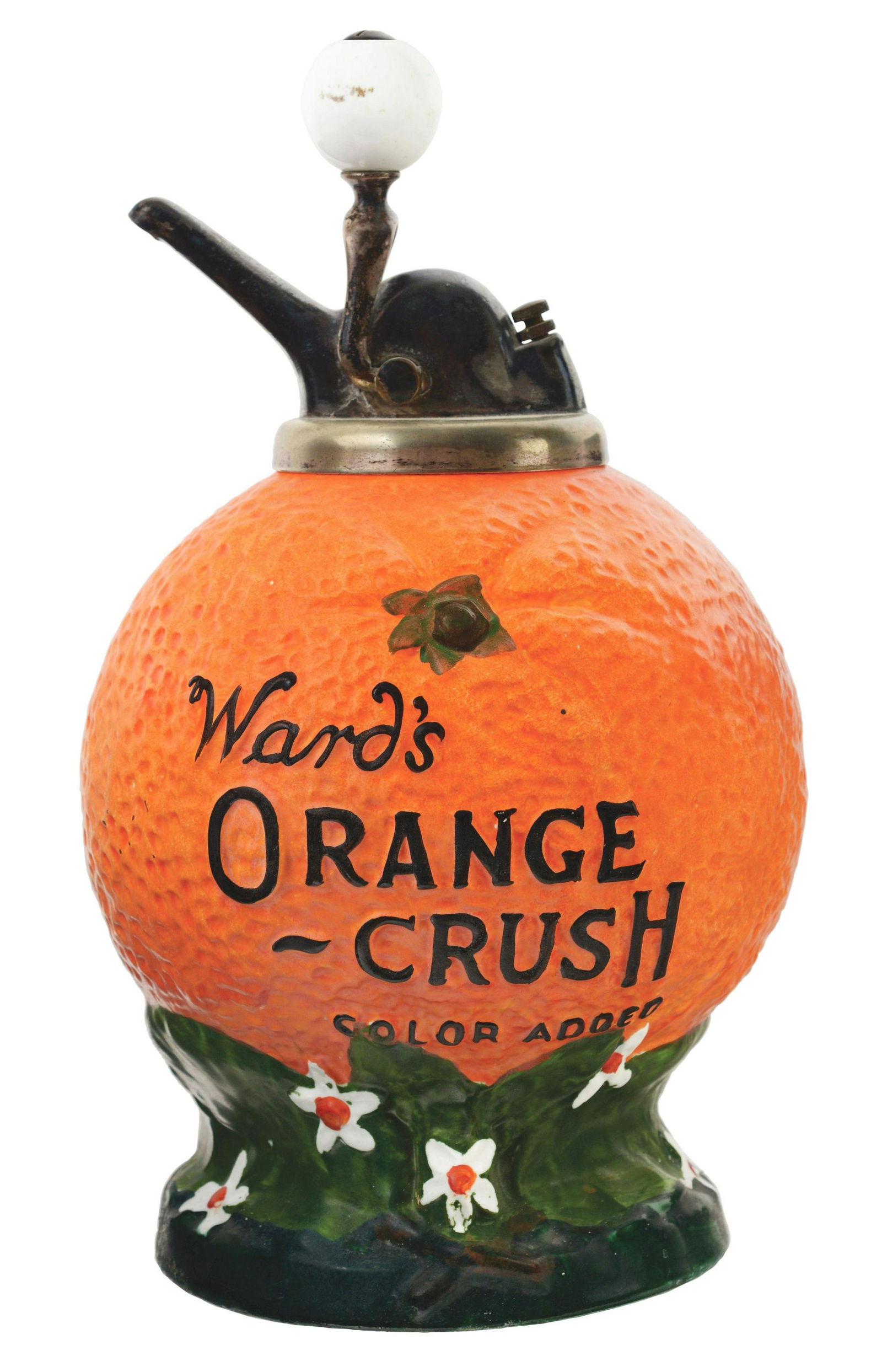 Ward's Orange Crush Syrup Dispenser. (1 of 2)