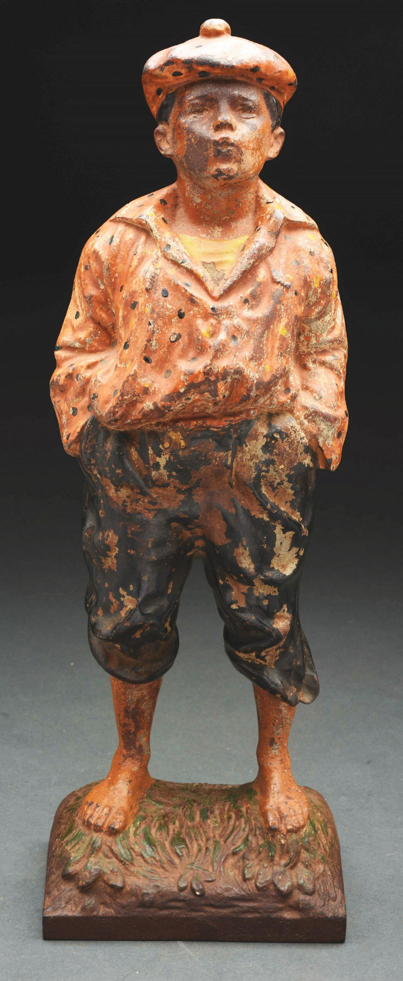 Cast Iron Whistling Jim B&H Doorstop. (1 of 3)