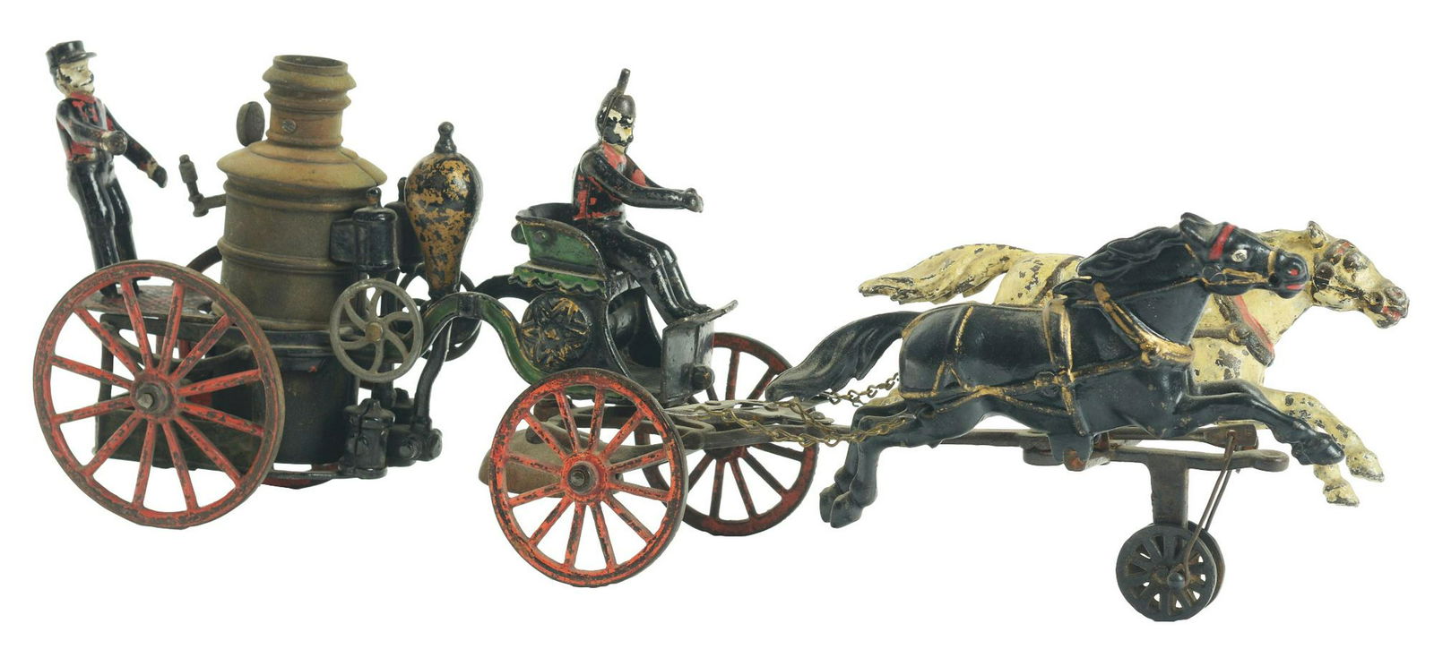 Pratt & Letchworth Deluxe Cast-Iron Fire Pumper. (1 of 2)